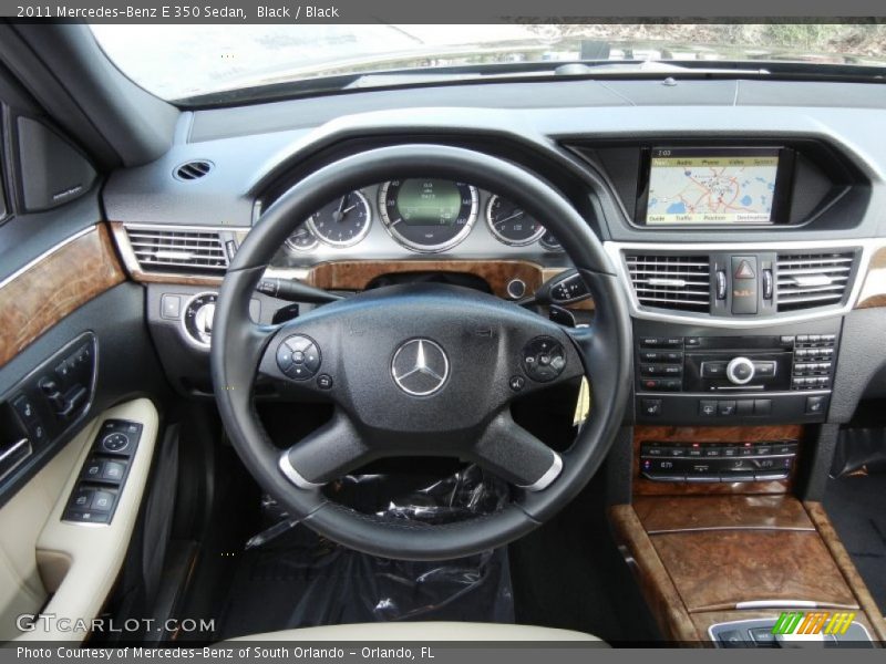 Black / Black 2011 Mercedes-Benz E 350 Sedan