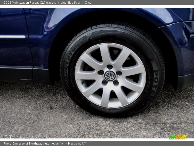 Indigo Blue Pearl / Grey 2003 Volkswagen Passat GLS Wagon