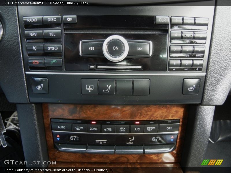 Controls of 2011 E 350 Sedan