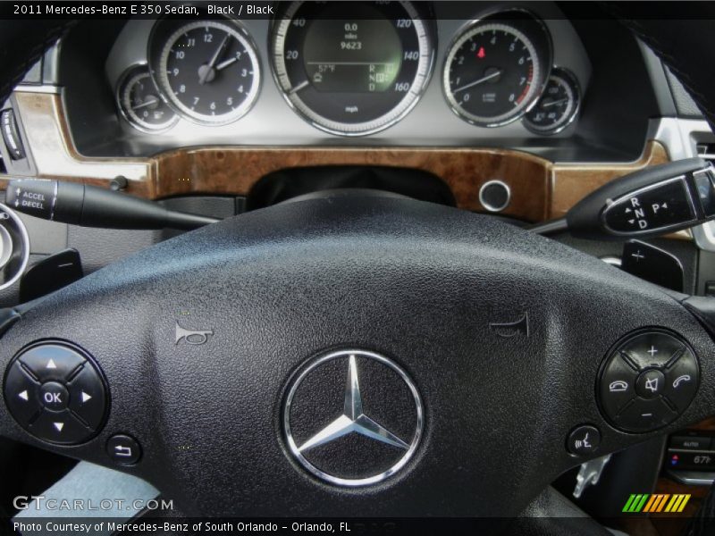 Black / Black 2011 Mercedes-Benz E 350 Sedan