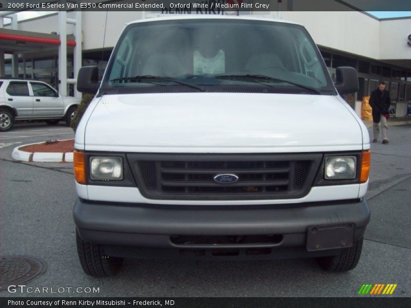 Oxford White / Medium Flint Grey 2006 Ford E Series Van E350 Commercial Extended