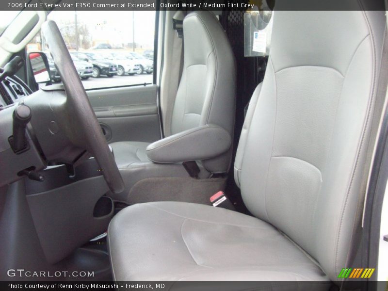 Oxford White / Medium Flint Grey 2006 Ford E Series Van E350 Commercial Extended