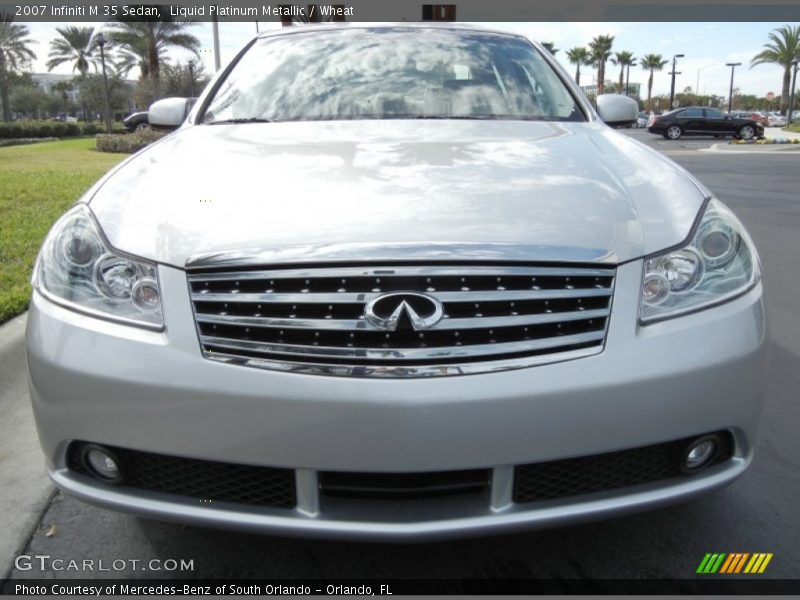 Liquid Platinum Metallic / Wheat 2007 Infiniti M 35 Sedan