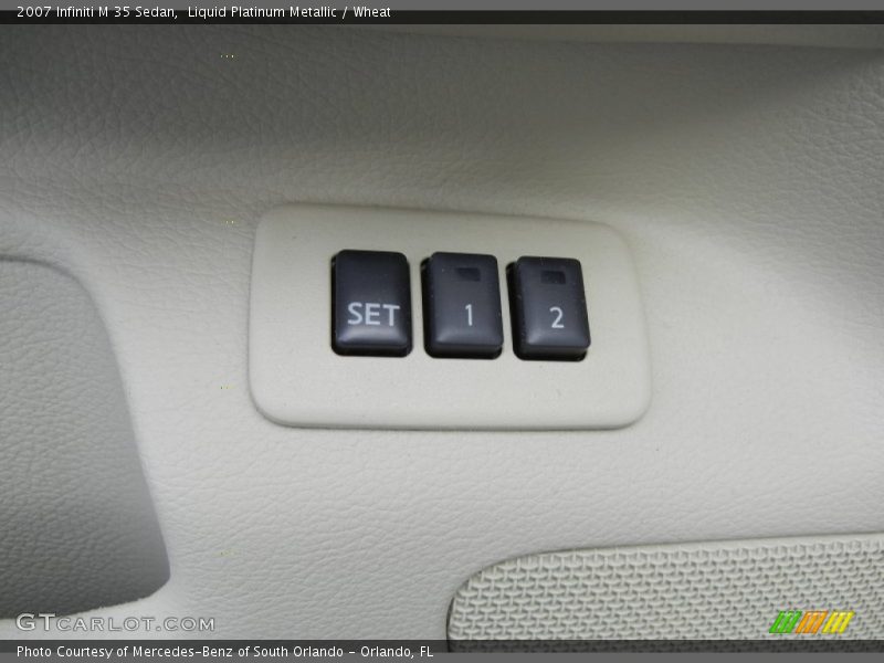 Liquid Platinum Metallic / Wheat 2007 Infiniti M 35 Sedan