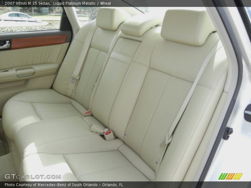 Liquid Platinum Metallic / Wheat 2007 Infiniti M 35 Sedan