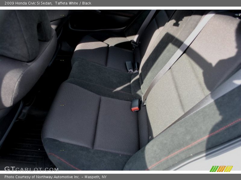 Taffeta White / Black 2009 Honda Civic Si Sedan