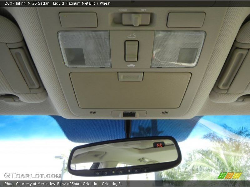 Liquid Platinum Metallic / Wheat 2007 Infiniti M 35 Sedan