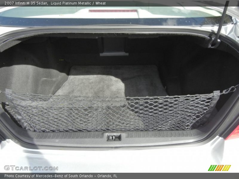 Liquid Platinum Metallic / Wheat 2007 Infiniti M 35 Sedan