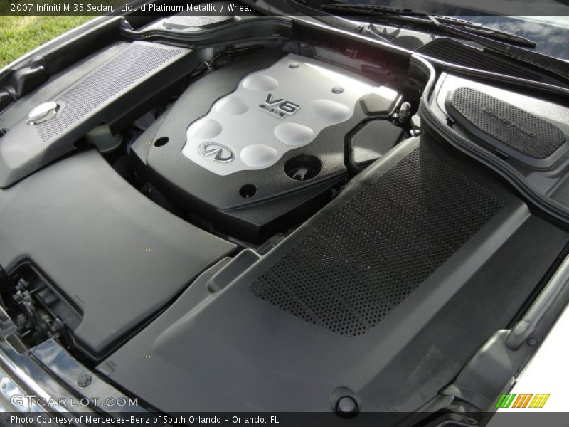 Liquid Platinum Metallic / Wheat 2007 Infiniti M 35 Sedan