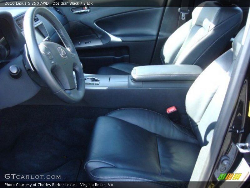 Obsidian Black / Black 2010 Lexus IS 250 AWD
