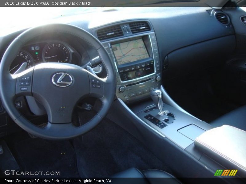 Obsidian Black / Black 2010 Lexus IS 250 AWD