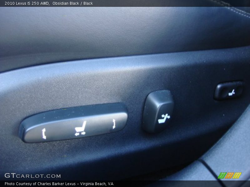Obsidian Black / Black 2010 Lexus IS 250 AWD