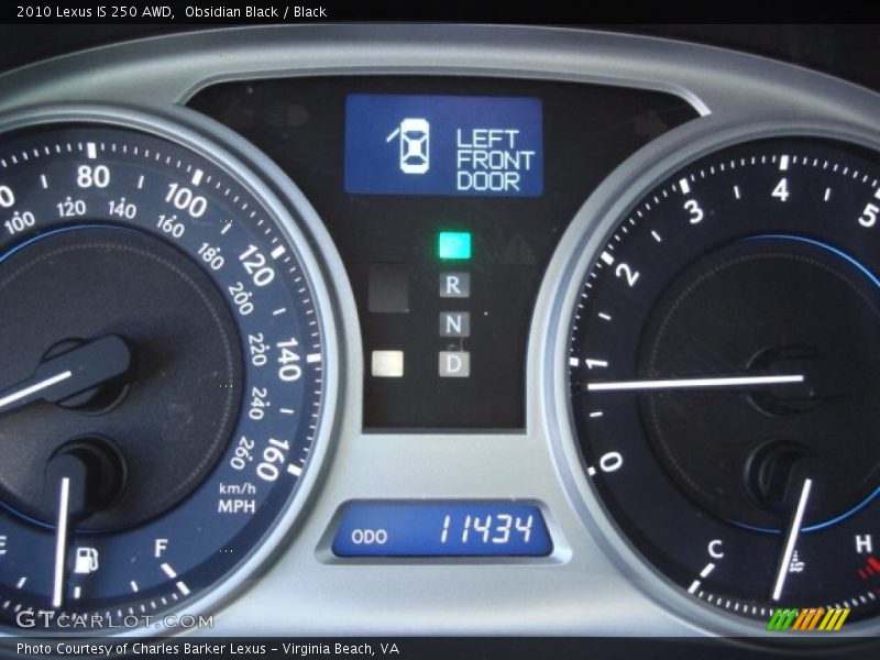Obsidian Black / Black 2010 Lexus IS 250 AWD