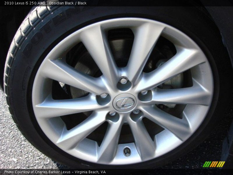 Obsidian Black / Black 2010 Lexus IS 250 AWD