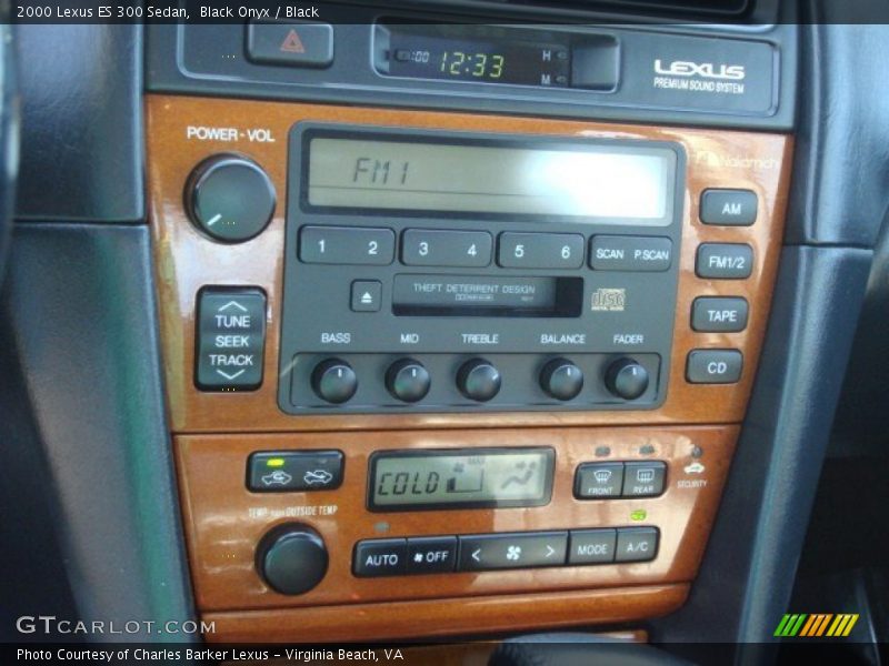 Black Onyx / Black 2000 Lexus ES 300 Sedan