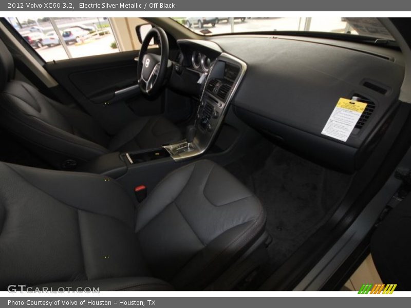 Electric Silver Metallic / Off Black 2012 Volvo XC60 3.2