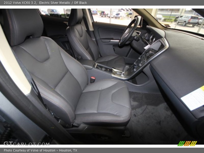 Electric Silver Metallic / Off Black 2012 Volvo XC60 3.2