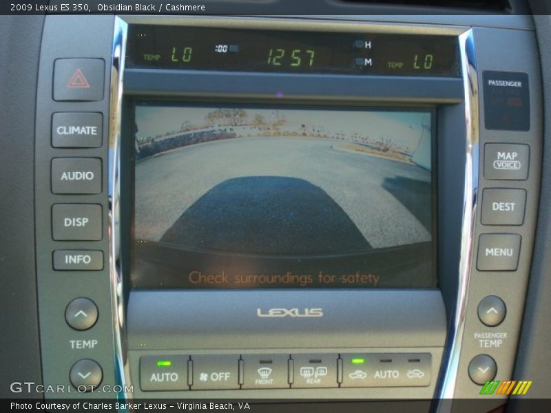 Obsidian Black / Cashmere 2009 Lexus ES 350