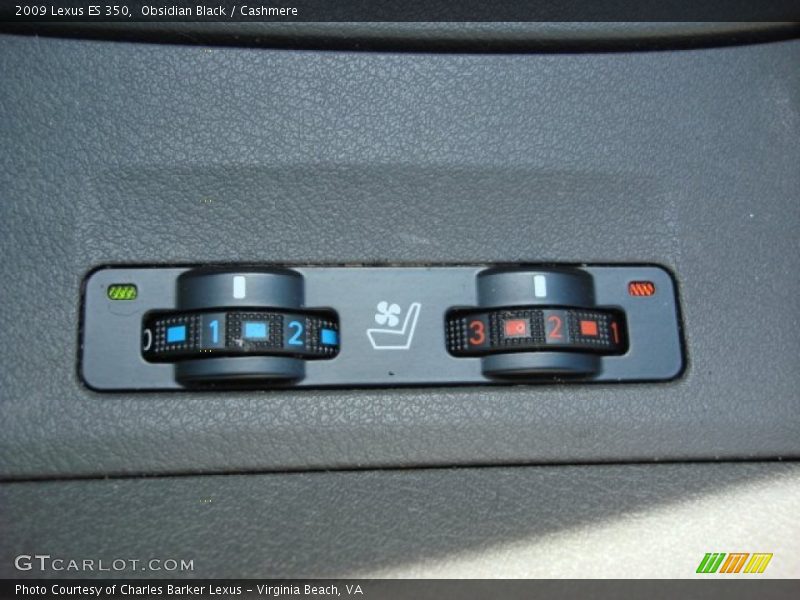 Obsidian Black / Cashmere 2009 Lexus ES 350