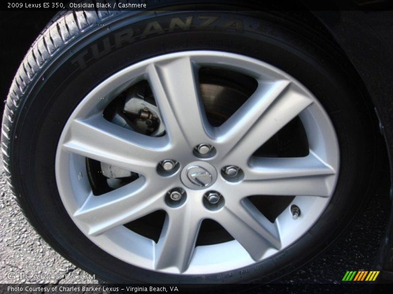 Obsidian Black / Cashmere 2009 Lexus ES 350