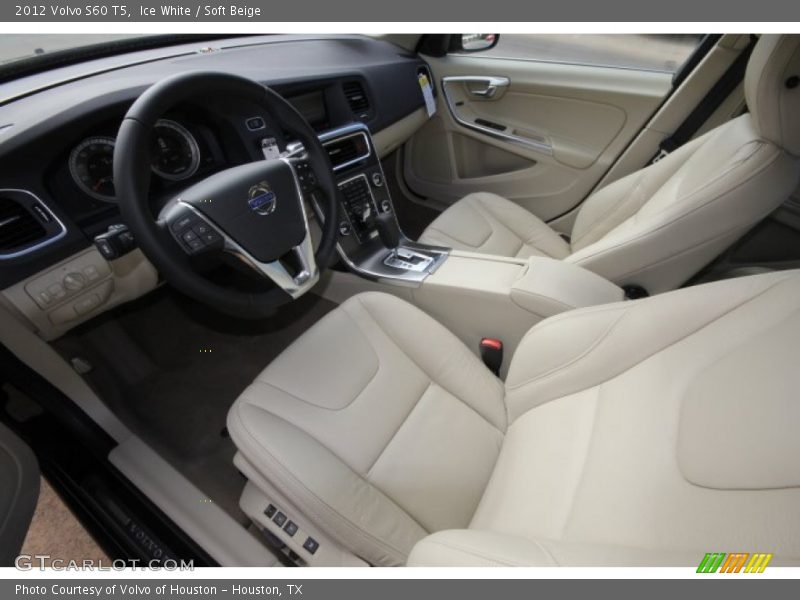 Ice White / Soft Beige 2012 Volvo S60 T5