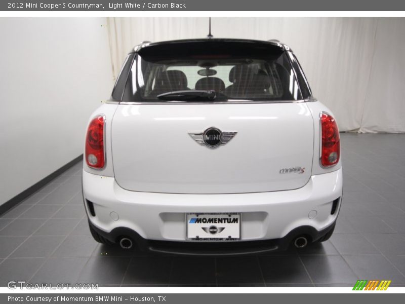 Light White / Carbon Black 2012 Mini Cooper S Countryman