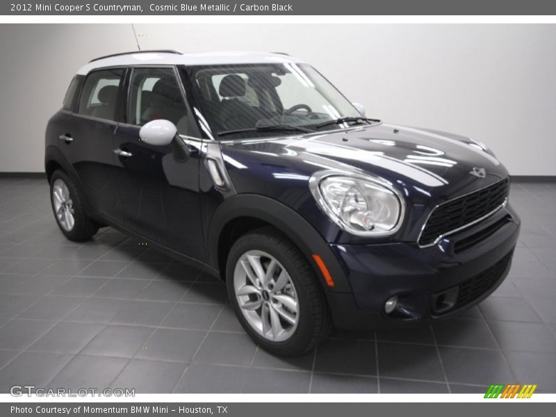 Cosmic Blue Metallic / Carbon Black 2012 Mini Cooper S Countryman