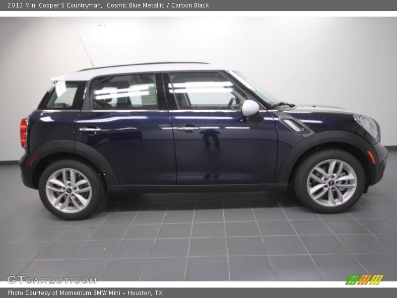 Cosmic Blue Metallic / Carbon Black 2012 Mini Cooper S Countryman