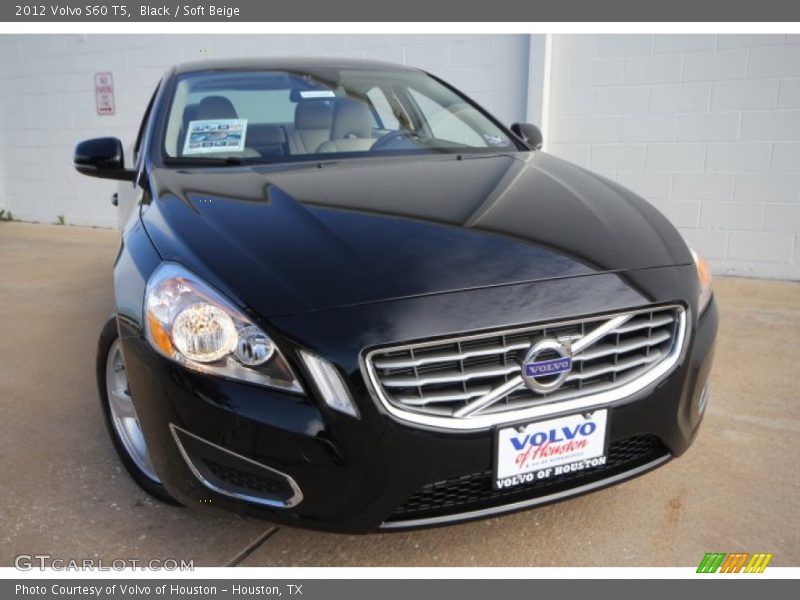 Black / Soft Beige 2012 Volvo S60 T5