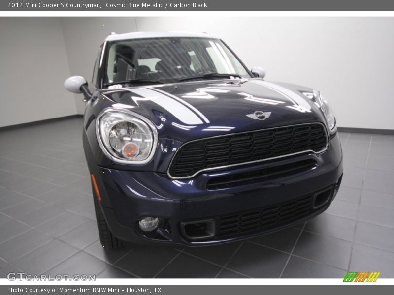 Cosmic Blue Metallic / Carbon Black 2012 Mini Cooper S Countryman