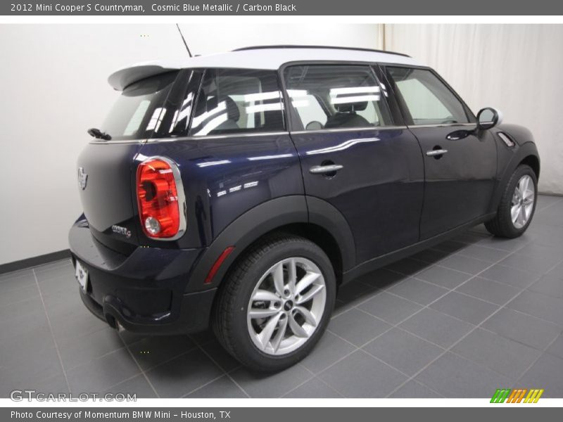 Cosmic Blue Metallic / Carbon Black 2012 Mini Cooper S Countryman