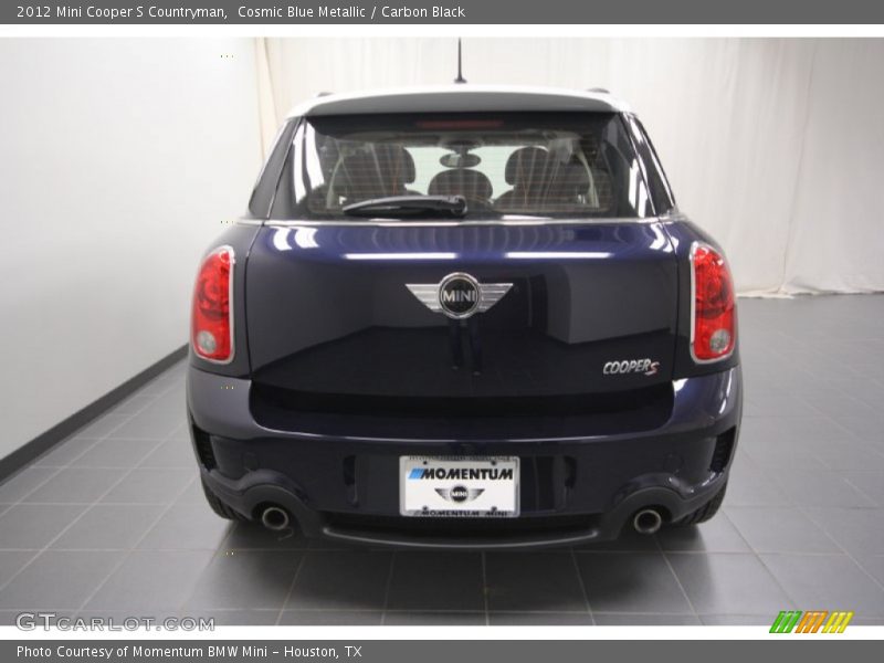 Cosmic Blue Metallic / Carbon Black 2012 Mini Cooper S Countryman
