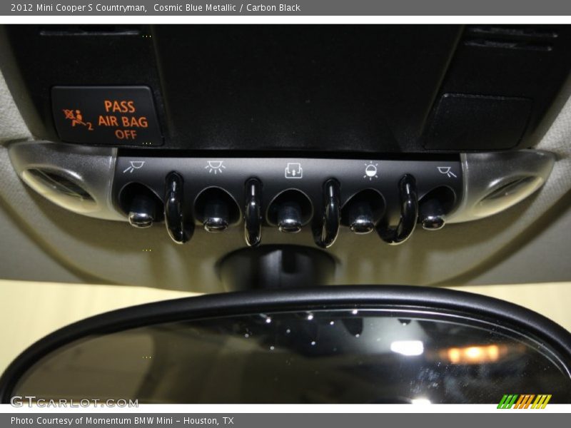 Cosmic Blue Metallic / Carbon Black 2012 Mini Cooper S Countryman