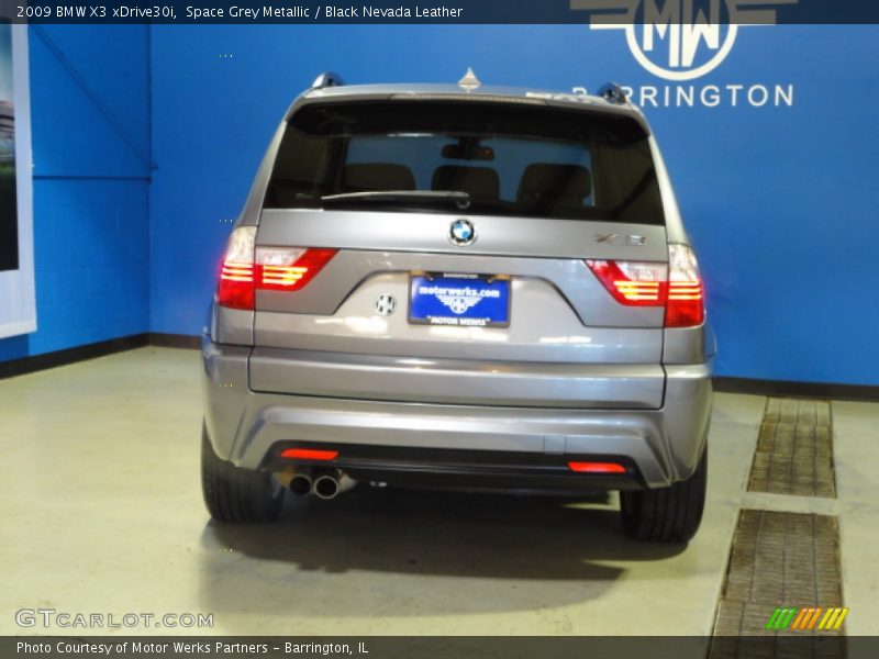 Space Grey Metallic / Black Nevada Leather 2009 BMW X3 xDrive30i