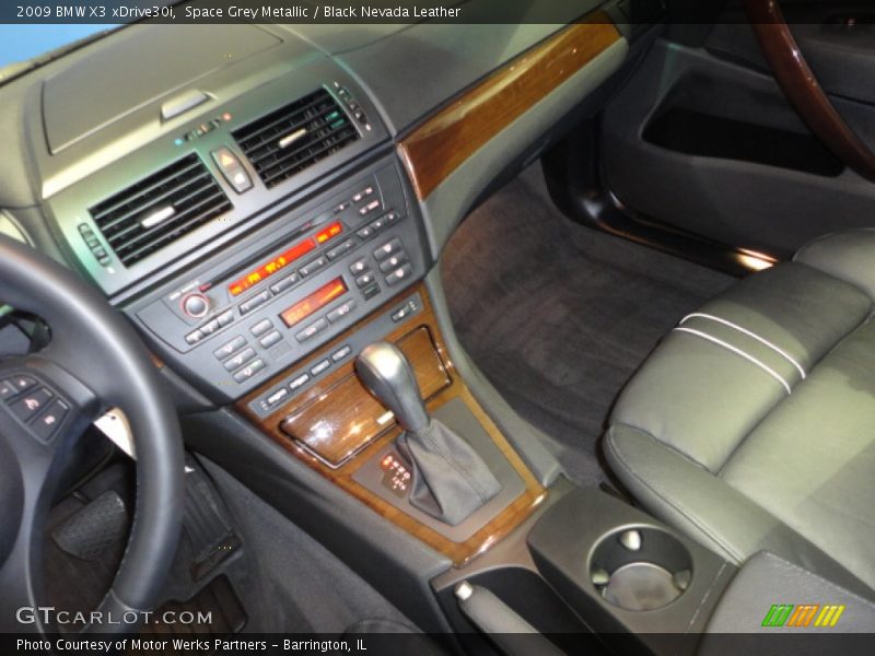 Space Grey Metallic / Black Nevada Leather 2009 BMW X3 xDrive30i