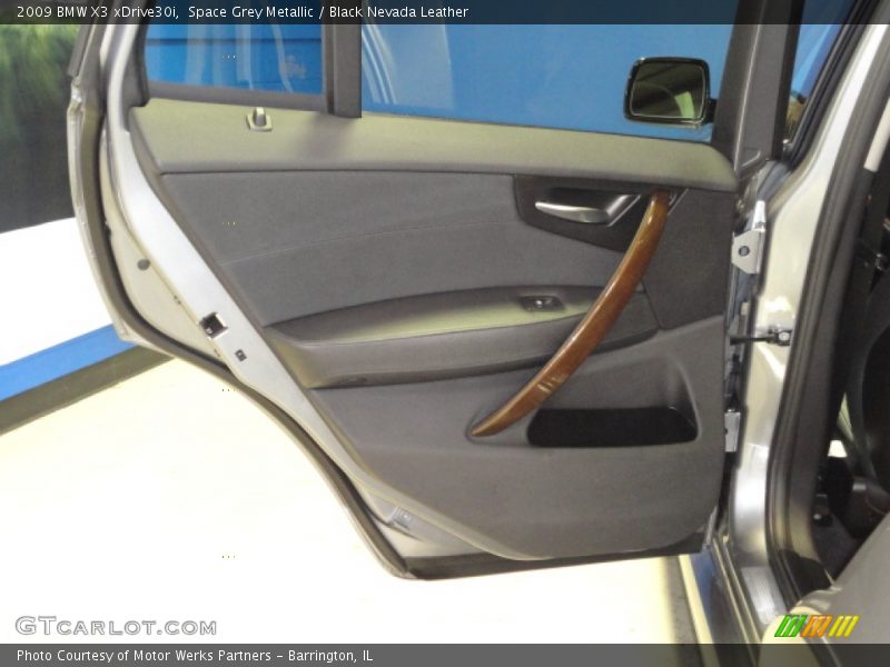 Space Grey Metallic / Black Nevada Leather 2009 BMW X3 xDrive30i