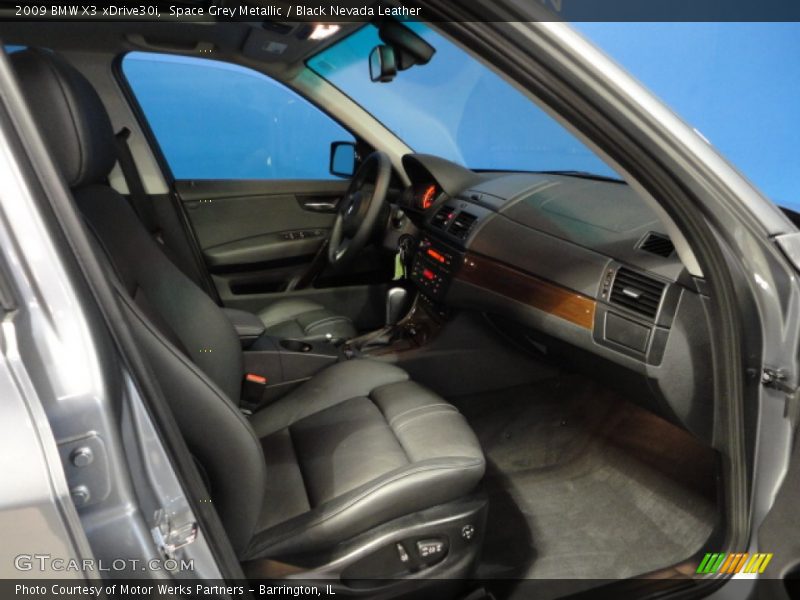 Space Grey Metallic / Black Nevada Leather 2009 BMW X3 xDrive30i