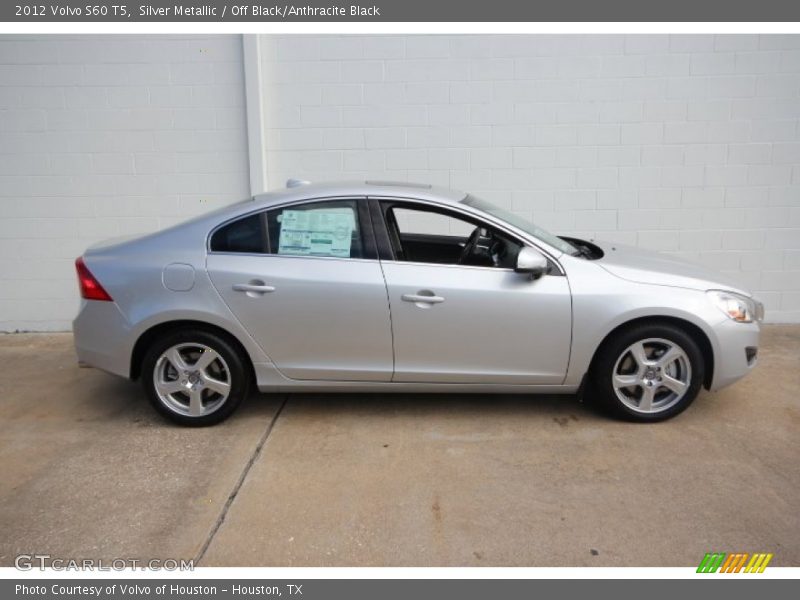  2012 S60 T5 Silver Metallic