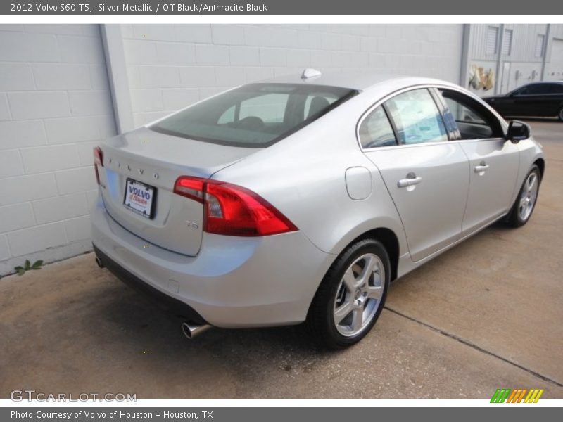 Silver Metallic / Off Black/Anthracite Black 2012 Volvo S60 T5