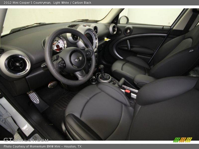  2012 Cooper S Countryman Carbon Black Interior