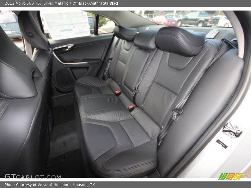  2012 S60 T5 Off Black/Anthracite Black Interior