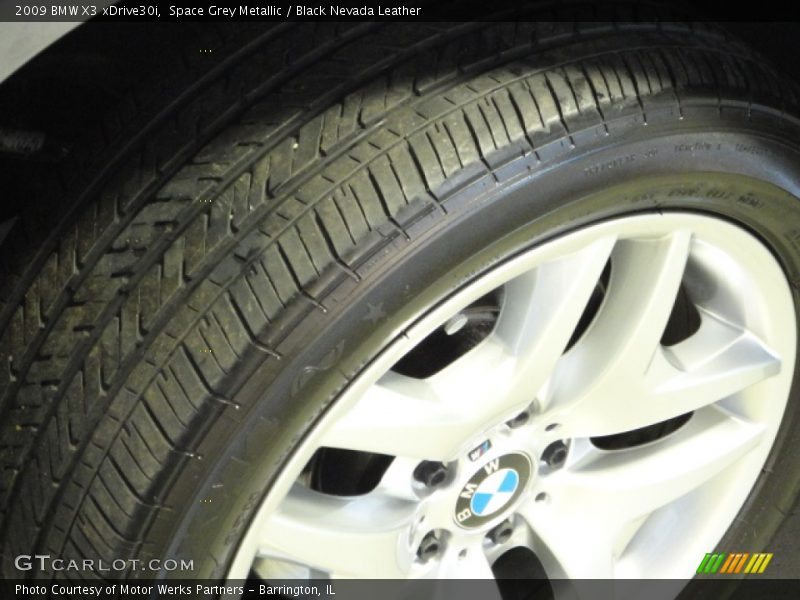 Space Grey Metallic / Black Nevada Leather 2009 BMW X3 xDrive30i