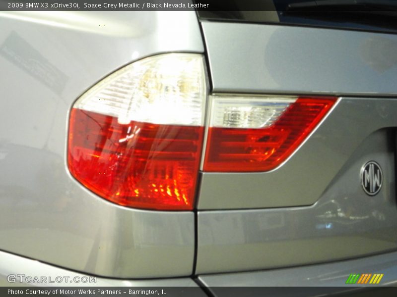 Space Grey Metallic / Black Nevada Leather 2009 BMW X3 xDrive30i