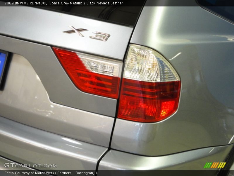 Space Grey Metallic / Black Nevada Leather 2009 BMW X3 xDrive30i
