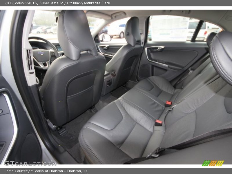 Silver Metallic / Off Black/Anthracite Black 2012 Volvo S60 T5