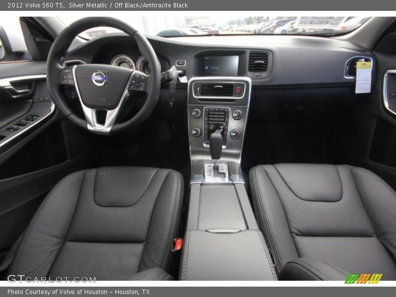 Silver Metallic / Off Black/Anthracite Black 2012 Volvo S60 T5