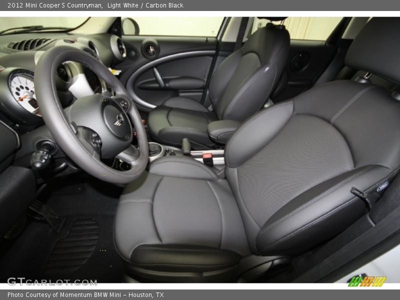  2012 Cooper S Countryman Carbon Black Interior