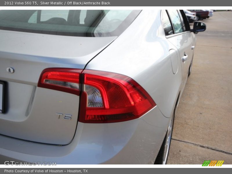 Silver Metallic / Off Black/Anthracite Black 2012 Volvo S60 T5