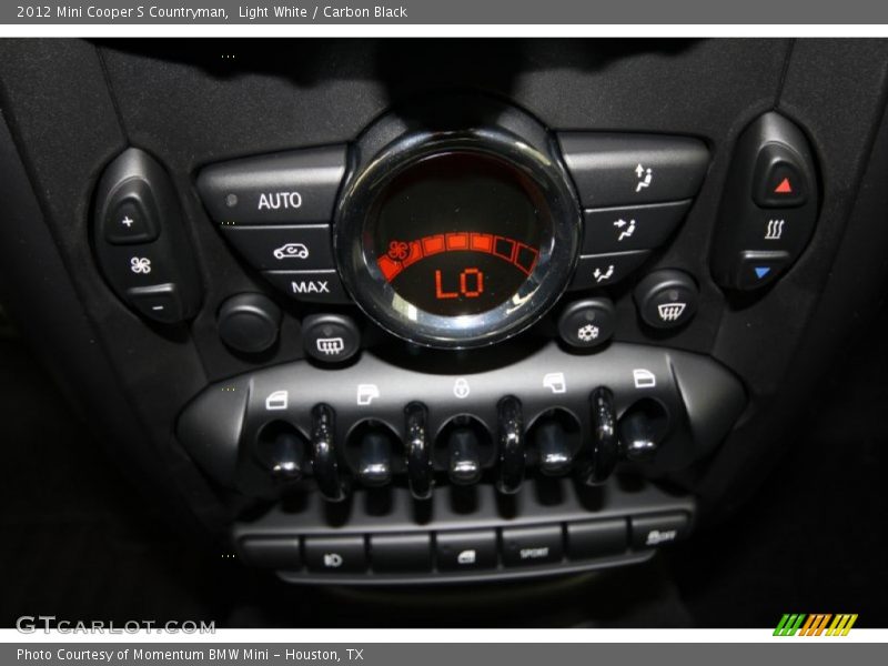 Controls of 2012 Cooper S Countryman