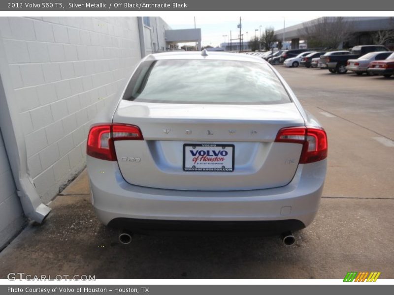 Silver Metallic / Off Black/Anthracite Black 2012 Volvo S60 T5